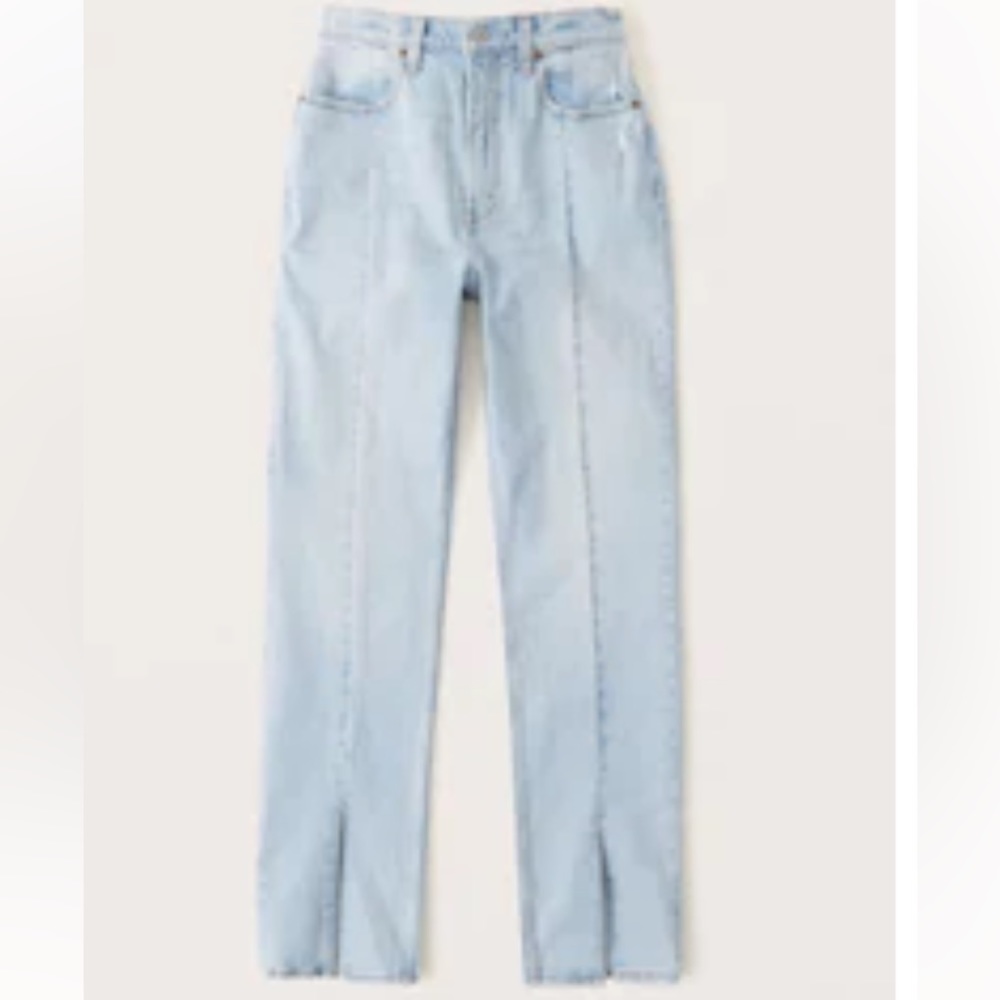 Abercrombie & Fitch Light Blue Straight Leg Jeans